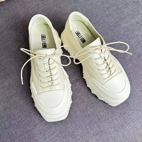 【抖音专属】厚底百搭休闲鞋（CT221211-米白色