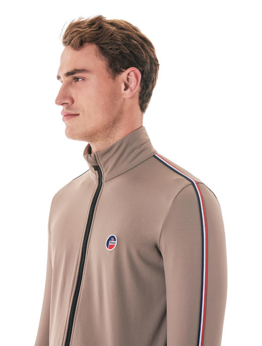 FUSALP - MARIOZIP II - LOUTRE/SORBIER - 男装 - 速干 - 棕色/花纹 商品图3