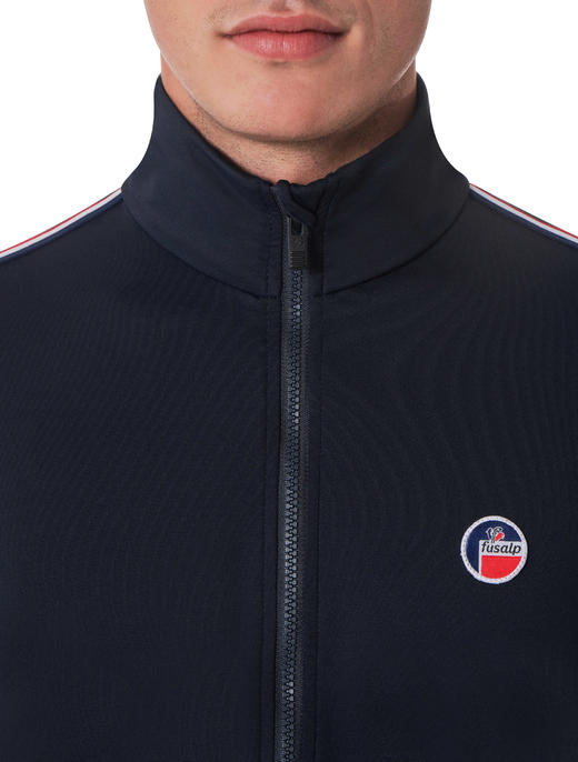 FUSALP - MARIOZIP II - NOIR/SPICY - 男装 - 速干 - 黑色/红色 商品图4