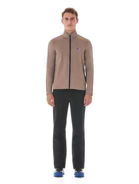 FUSALP - MARIOZIP II - LOUTRE/SORBIER - 男装 - 速干 - 棕色/花纹