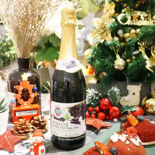 蜜娜红葡萄起泡果汁 商品图0