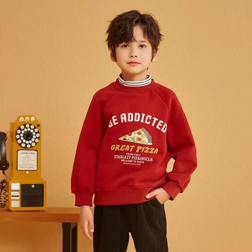 【2025反季抄底清仓】龙之涵 薄绒亲子款半高领蜜桃绒加绒卫衣 婴幼儿A类标准 商品图6