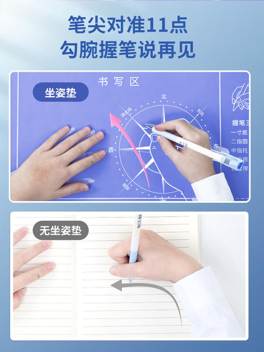 猫太子正姿垫小学生坐姿纠正儿童预防近视暖桌垫视力保护器 商品图1
