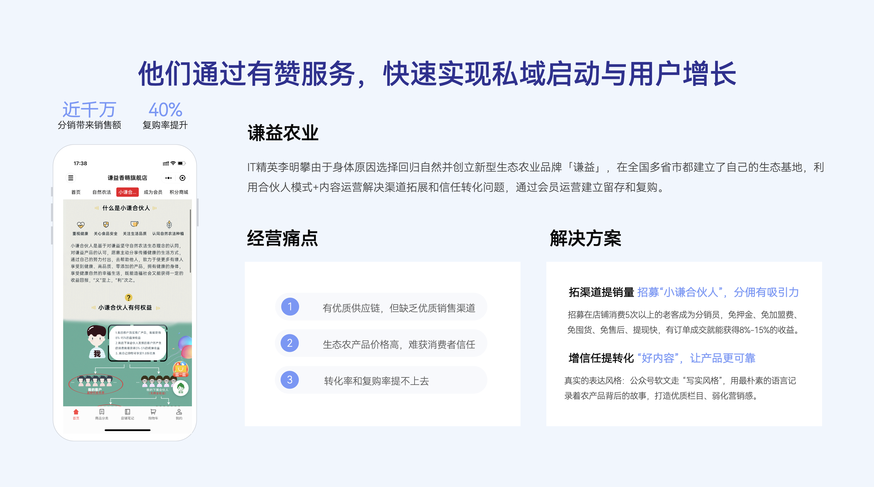 他们通过有赞，快速实现私域启动与用户增长