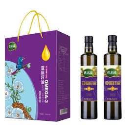 （1217直播）优素福冷榨亚麻籽油500ml*2礼盒