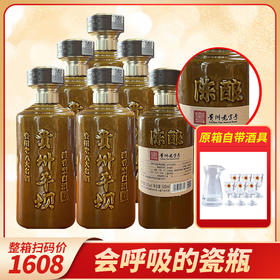 【年货口粮】贵州平坝 精品陈酿 酱香型 53度 500ml*6【整箱装】