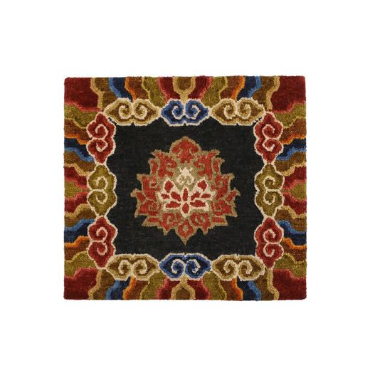 【华藏】手工编织莲花打坐毯 藏毯 醍醐 商品图6