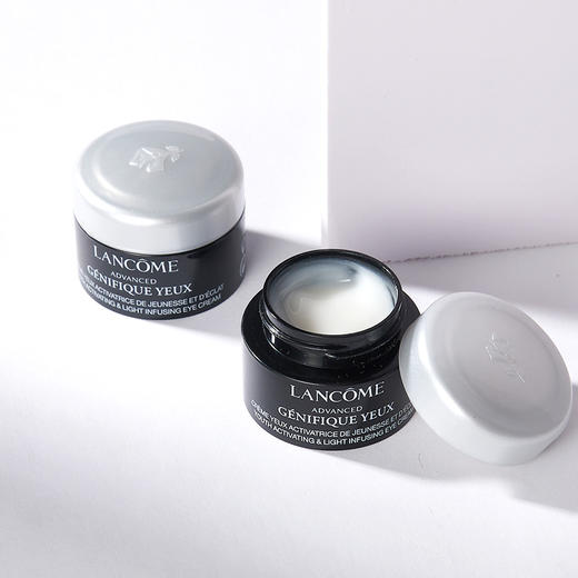 兰蔻新版小黑瓶发光眼霜5ml 小样肌底精华提亮眼周淡化细纹黑眼圈 商品图6