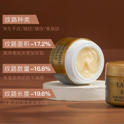 兰蔻菁纯臻颜焕亮眼霜5ml/3ml（牙膏盒） 小样 滋润保湿 紧致淡纹 商品图3