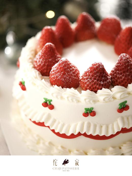 手绘樱桃草莓蛋糕 商品图1