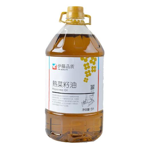 伊藤品质熟菜籽油5L/桶 商品图0