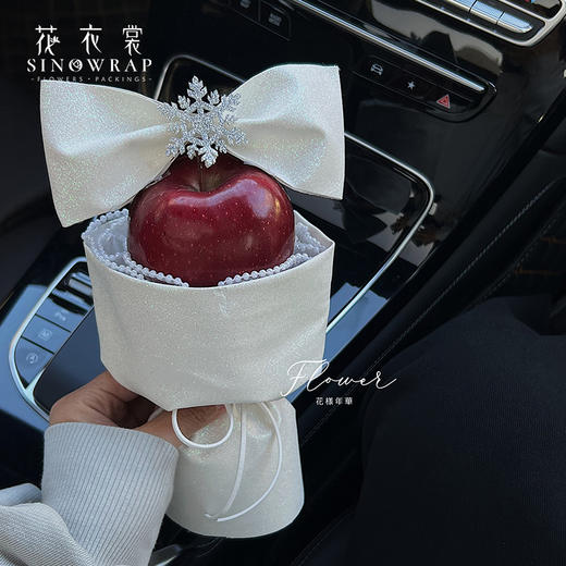 网红金粉布--圣诞无纺布雪花--雪花片 商品图7