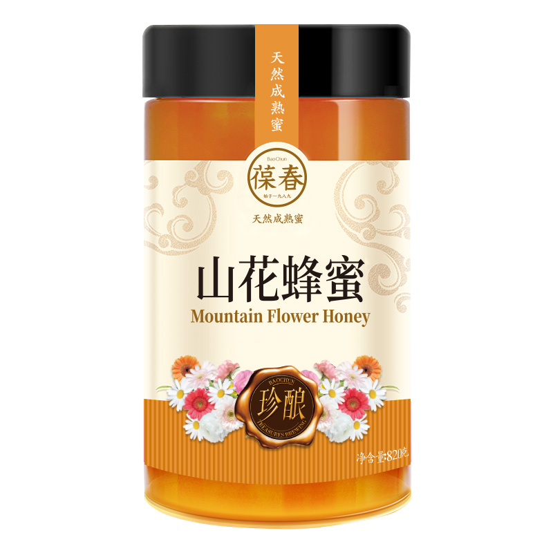 山花蜂蜜820g