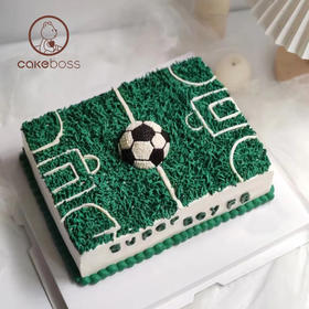 【私人订制】私人订制足球生日奶油蛋糕