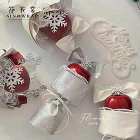 网红金粉布--圣诞无纺布雪花--雪花片