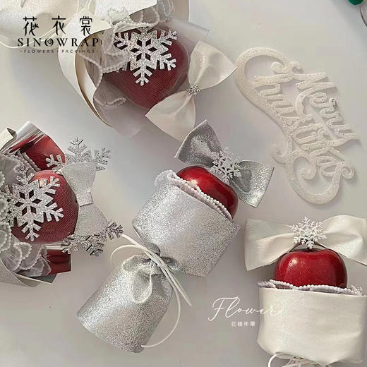 网红金粉布--圣诞无纺布雪花--雪花片 商品图0