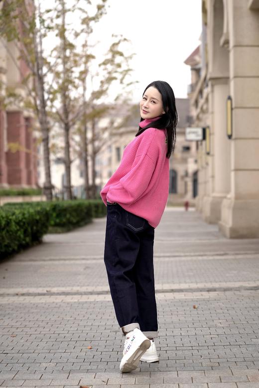 梨型身材救星【加绒老爹裤】显瘦哈伦裤百搭植绒牛仔裤H224060258 商品图1