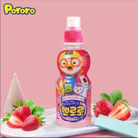 啵乐乐草莓味饮料235ml