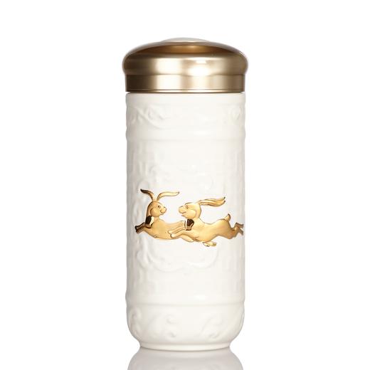 祥云玉兔随身杯 双层330ml 商品图4