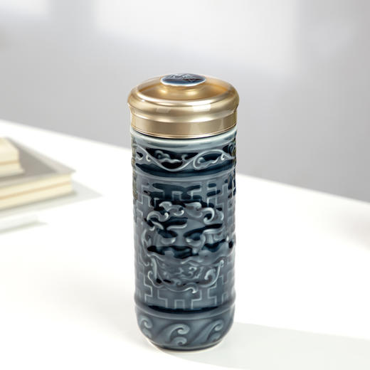 祥云玉兔随身杯 双层330ml 商品图1