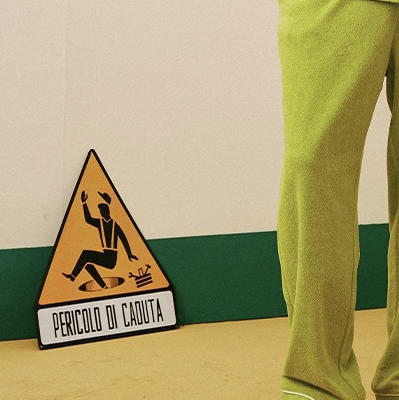 【在仓】意大利1970s中古警示牌 “小心施工” 商品图3