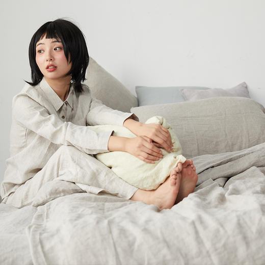 麻+重工斜纹 汉麻纤维床品四件套 商品图3