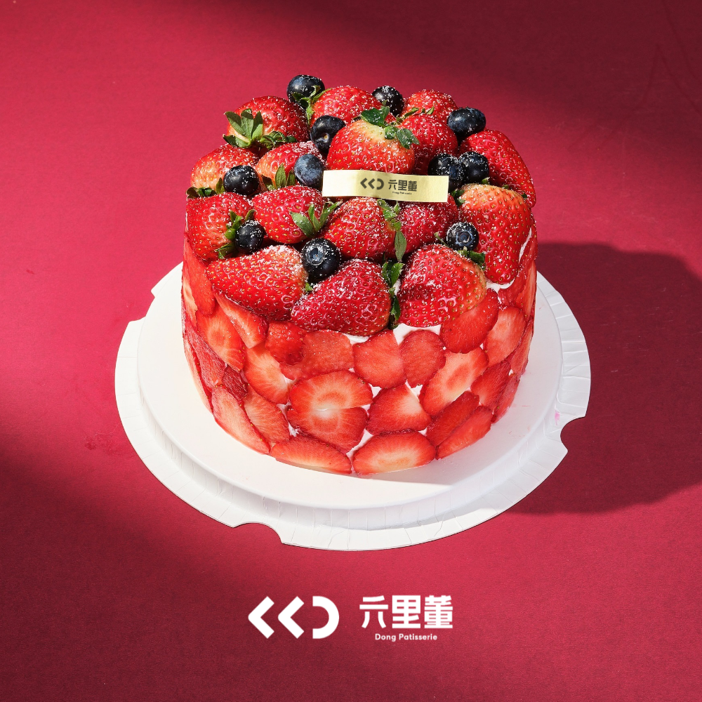 红丝绒草莓【第一批丹东九九草莓上架】 · 奶油蛋糕