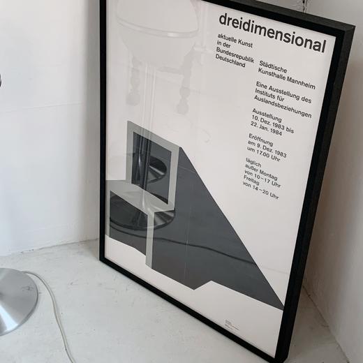 【在仓】德国1983年原版包豪斯中古展览海报 B0126 商品图2