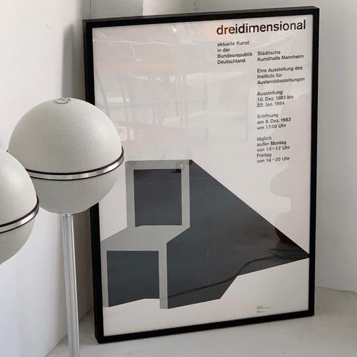 【在仓】德国1983年原版包豪斯中古展览海报 B0126 商品图1