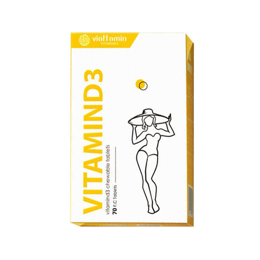 维态美姜黄素C3+维生素D3 咀嚼片70粒/瓶 商品图0