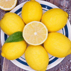 补VC新鲜安岳黄柠檬1个