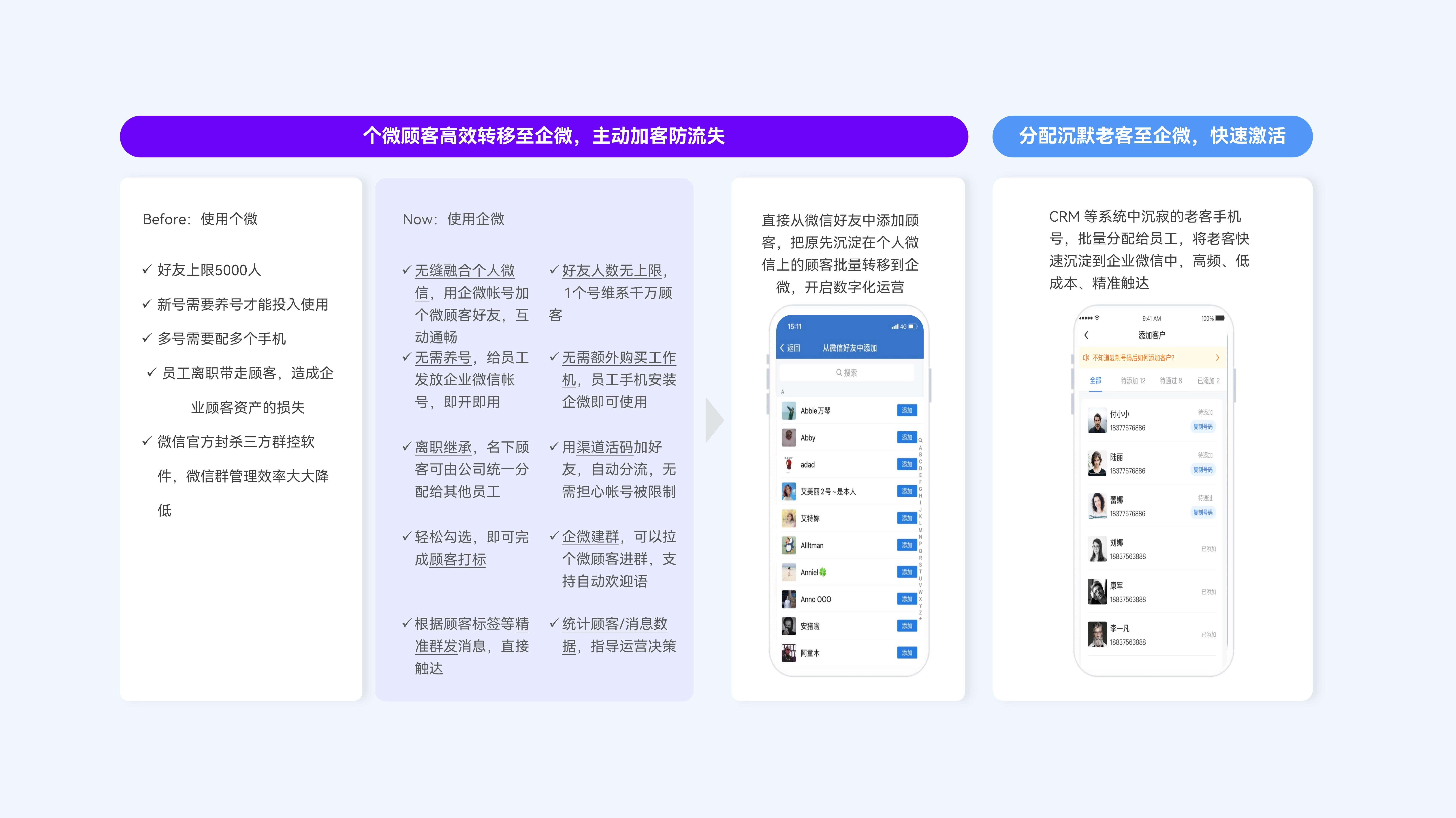 如何利用企业微信快速迁移老客