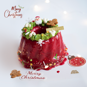 2022圣诞限定「槲寄生」抹茶流心双色磅蛋糕｜环形槲寄生没有终点，我们之间亦爱无止境！