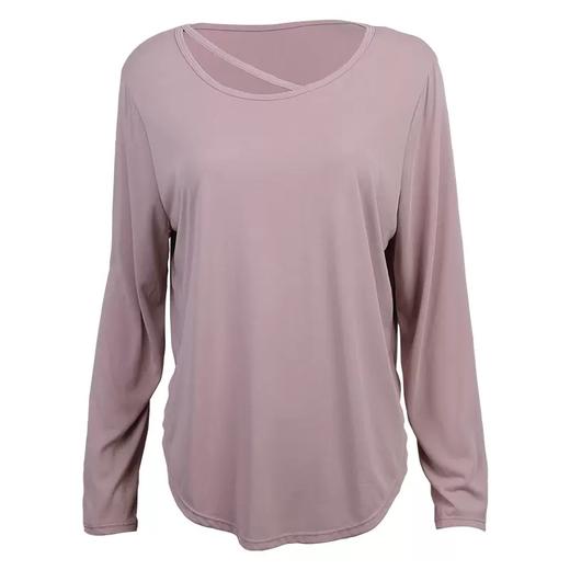 跃牌【倚窗听雨系列】大码宽松长袖T恤罩衫 无胸垫CX40-22 商品图4