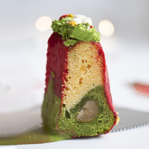 2022圣诞限定「槲寄生」抹茶流心双色磅蛋糕｜环形槲寄生没有终点，我们之间亦爱无止境！ 商品图9