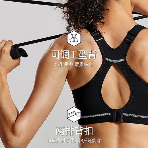 跃牌（呗咪纷纷系列）大码高强度防震背心瑜伽胸围WX232 商品图2
