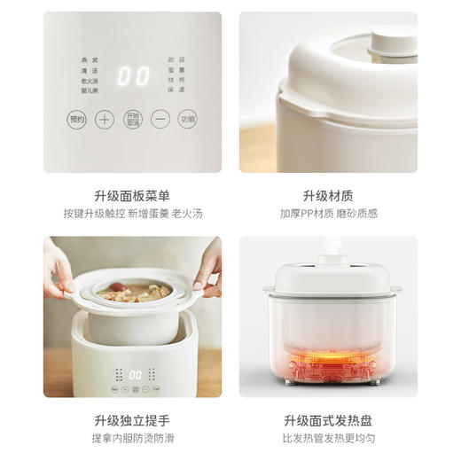 olayks出口日本原款小电炖锅燕窝炖盅煲汤锅煮粥神器家用隔水炖盅 商品图1