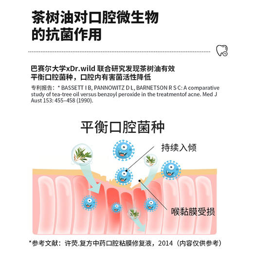 【马泷专属】瑞士Dr.Wild怀尔德—茶树油咽喉喷剂·缓解咽喉不适 商品图3