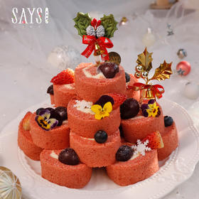 【预定】红丝绒卷塔【圣诞特别版】Red Velvet Roller Tower for Christmas