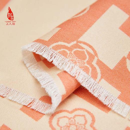 SAINTJOY/上久楷 丝羊绒长巾 围巾  柿事如意 CJS22033-2 商品图3