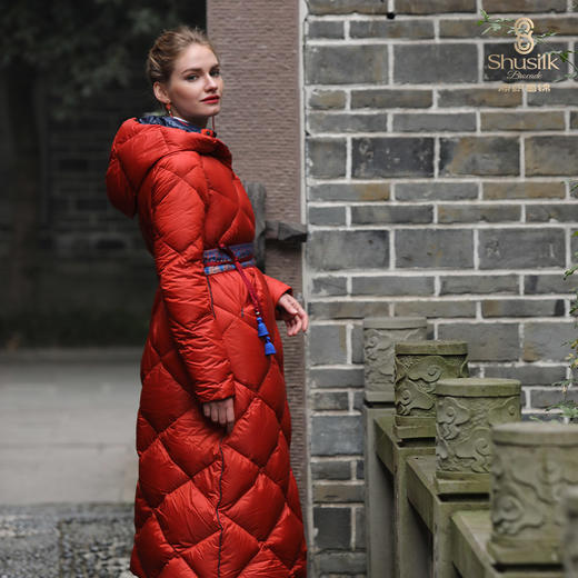 HP180178时尚超长鹅绒服 商品图1