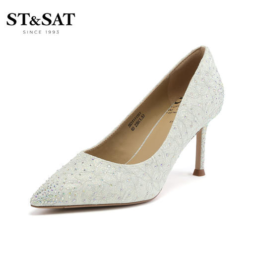 星期六尖头水钻高跟鞋水晶鞋SS31111351 商品图0