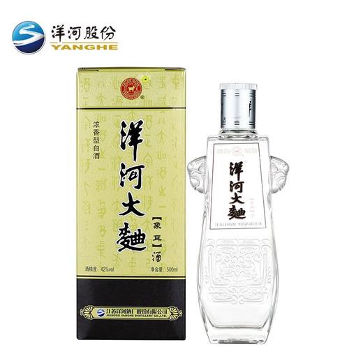 洋河大曲象耳42度浓香白酒500ml特价 商品图1