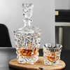 捷克原装进口 BOHEMIA波西米亚水晶玻璃酒具 GLACIER冰川威士忌酒樽酒杯高档1+6套装 商品缩略图4