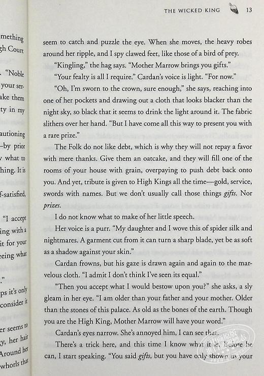 【中商原版】邪恶的国王 英文原版 The Folk of the Air #2: The Wicked King 商品图8
