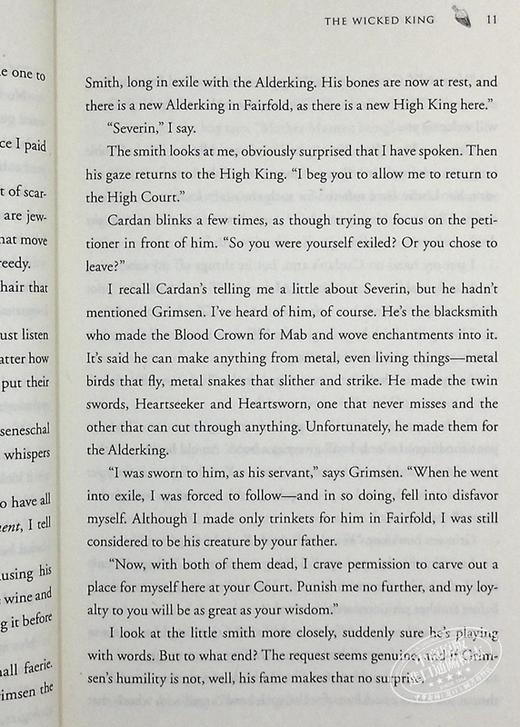 【中商原版】邪恶的国王 英文原版 The Folk of the Air #2: The Wicked King 商品图7