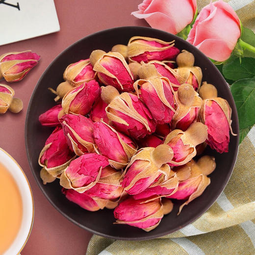 福东海 玫瑰花茶110g花草茶干玫瑰茶养生荷叶茶杭白菊枸杞养生茶 商品图5