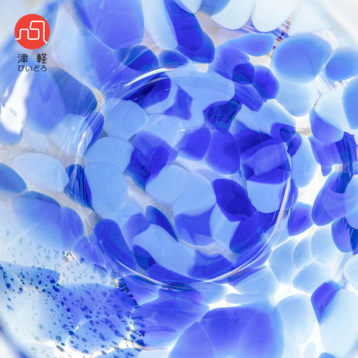 【样品特惠4折，无原包装仅2件，无货退款】日本进口津轻手工彩色玻璃花瓶插花器送人精美礼物家用摆件 商品图3