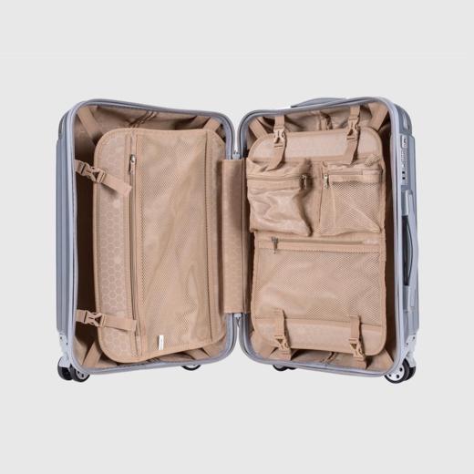 Griffin Land人气爆款 都市轻盈铝合金包角拉链箱 柔韧抗压箱体1618L 商品图6