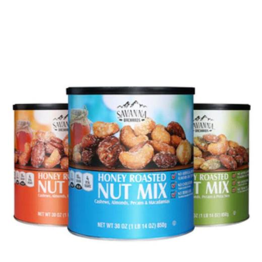 SAVANNA蜂蜜盐焗混合坚果仁 850g 商品图0